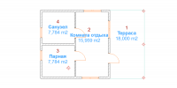 Баня 6х9 из Бруса 5